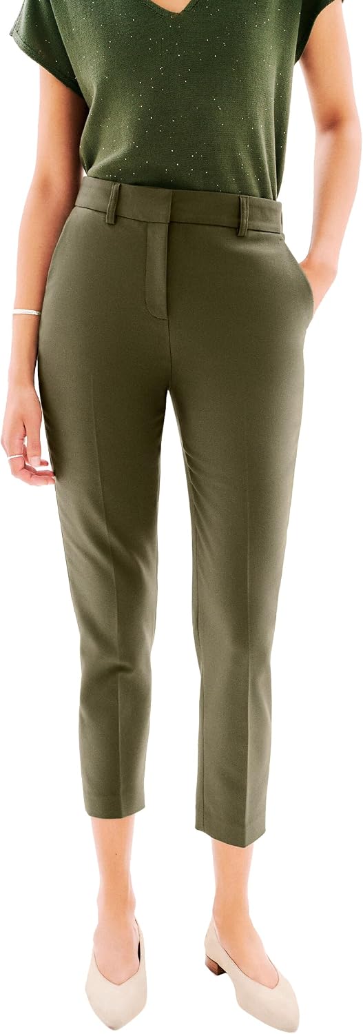 Thumbnail 1 de Caroll Psidiko2 – Pantalon classique femme 7/8ème en mélange de coton