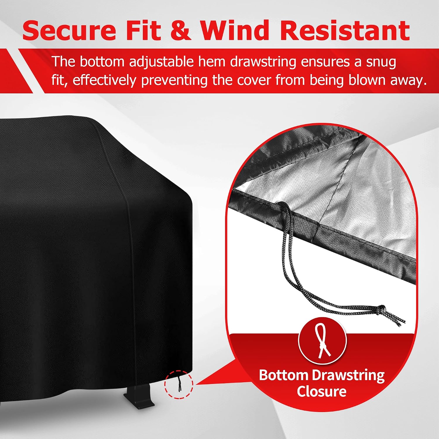 Detalle de i COVER G21660-58 58-Inch Grill Cover, Waterproof Oxford Polyester