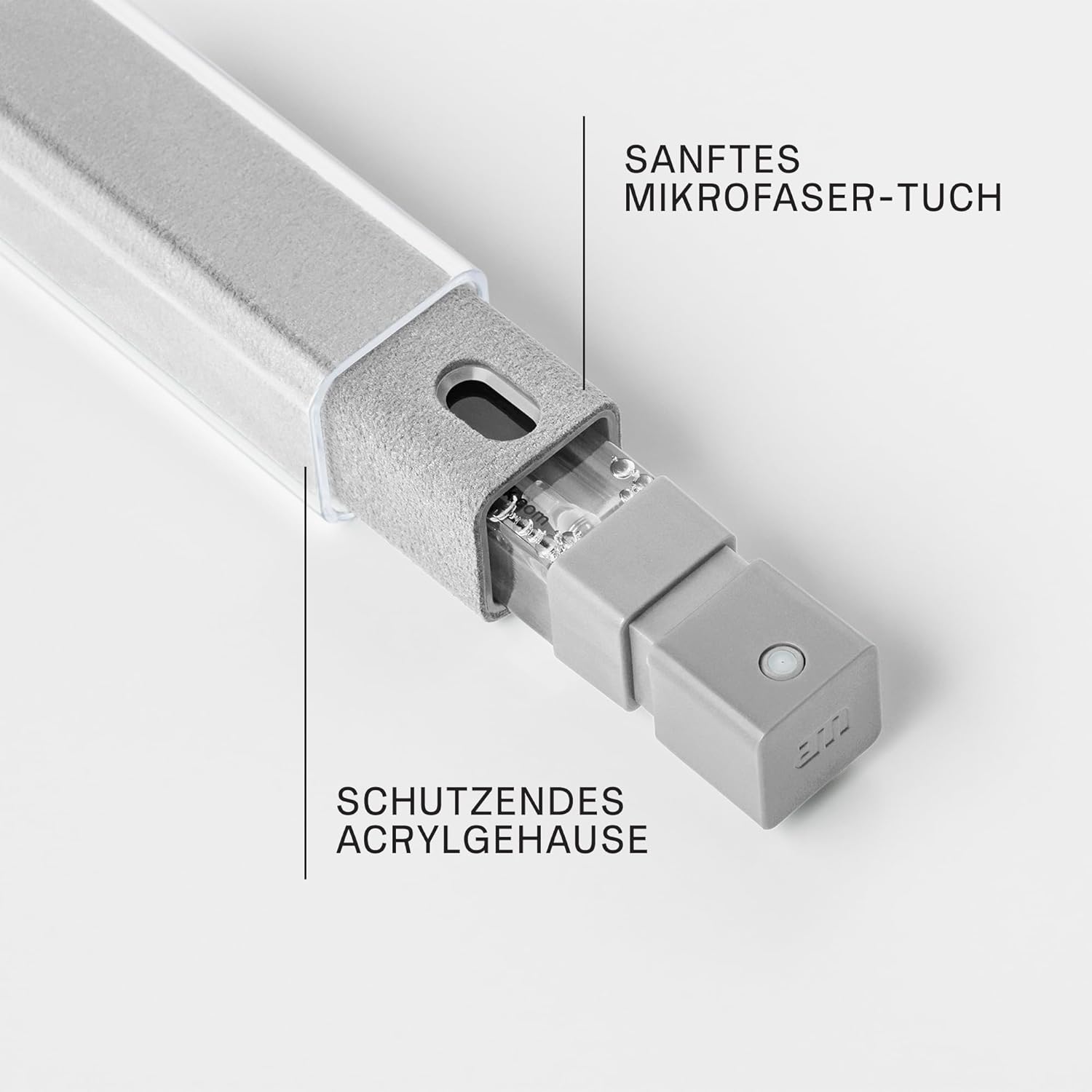 Thumbnail 4 de am Handy-Reinigungsset mit Bildschirmreiniger Spray – All-in-One Display-Reiniger für Smartphone, Tablet & Auto-Displays (Hellgrau, 1 Pack)