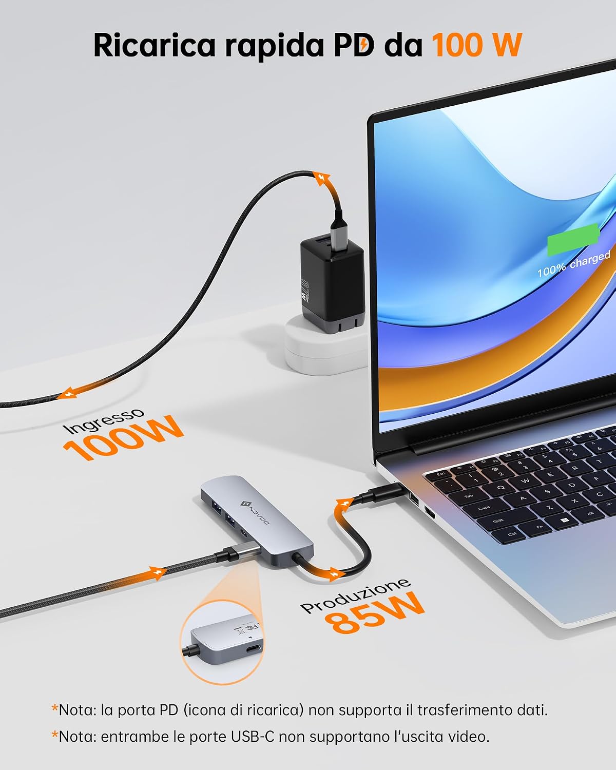 Thumbnail 4 de NOVOO USB C HDMI Hub 4K 60Hz