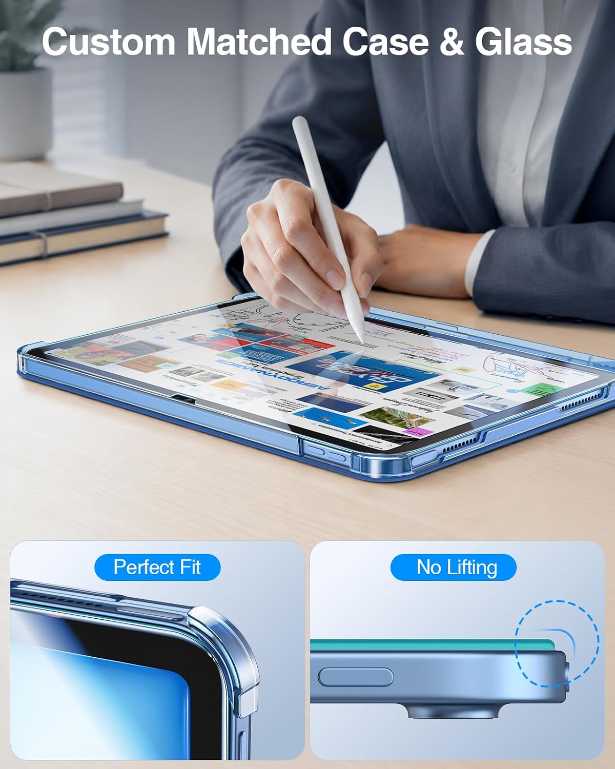 Detalle de FINTIE iPad case screen protector set