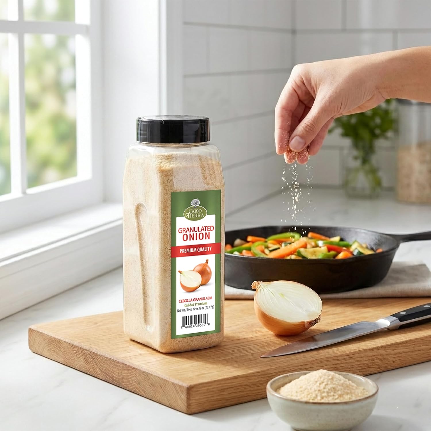 Thumbnail 6 de Good Tierra Granulated Onion, 22 oz Dehydrated Onion Seasoning