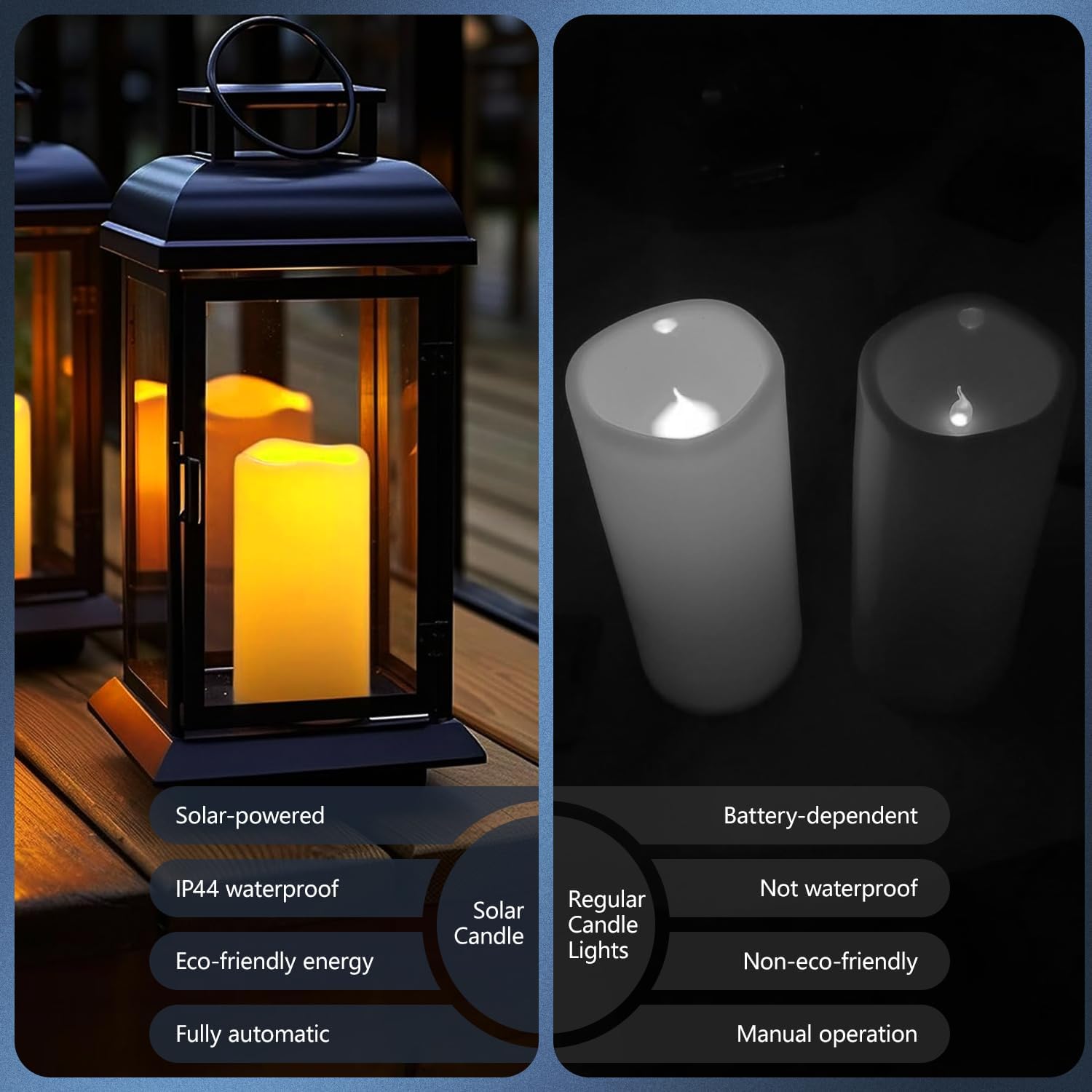 Thumbnail 3 de salipt LED-Kaarsen zonnekaarsen, set van 4, warmwit, IP44