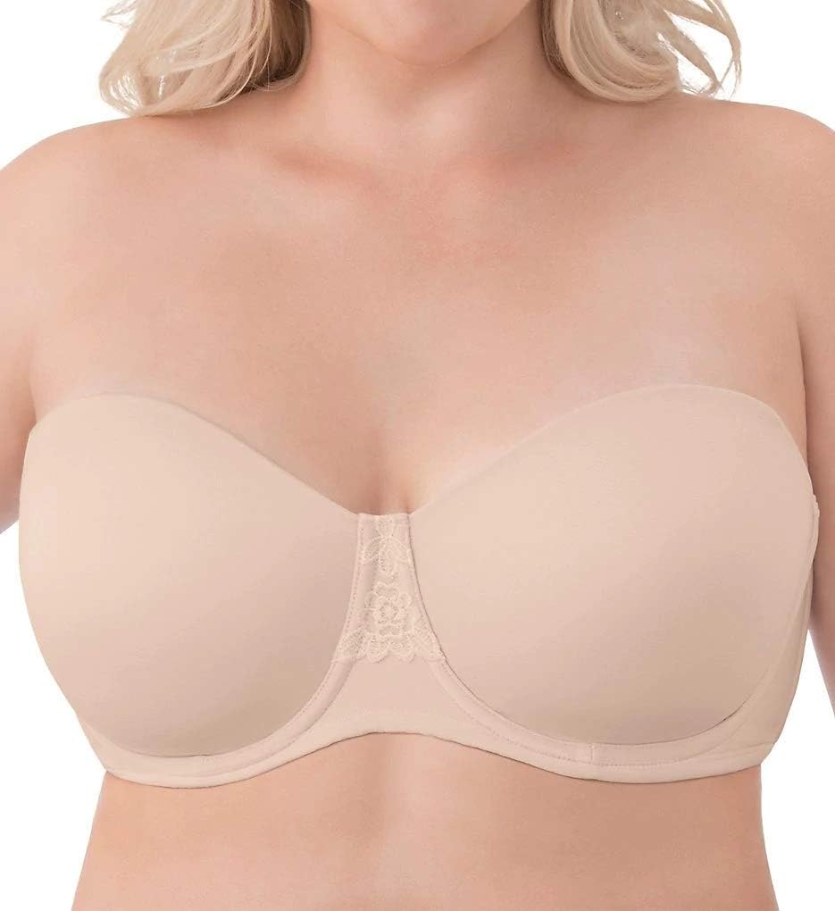 Detalle de Vanity Fair Women’s Beauty Back Smoothing Strapless Bra (Style 74380) with 4-Way Stretch & Removable Straps