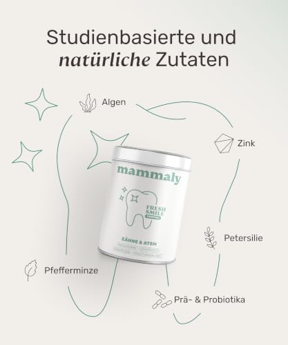 Detalle de mammaly Fresh Smile® Futtertopping Zahnpflege-Komplex – Zahnpflege-Topping für Hunde (bis 60 Tage)