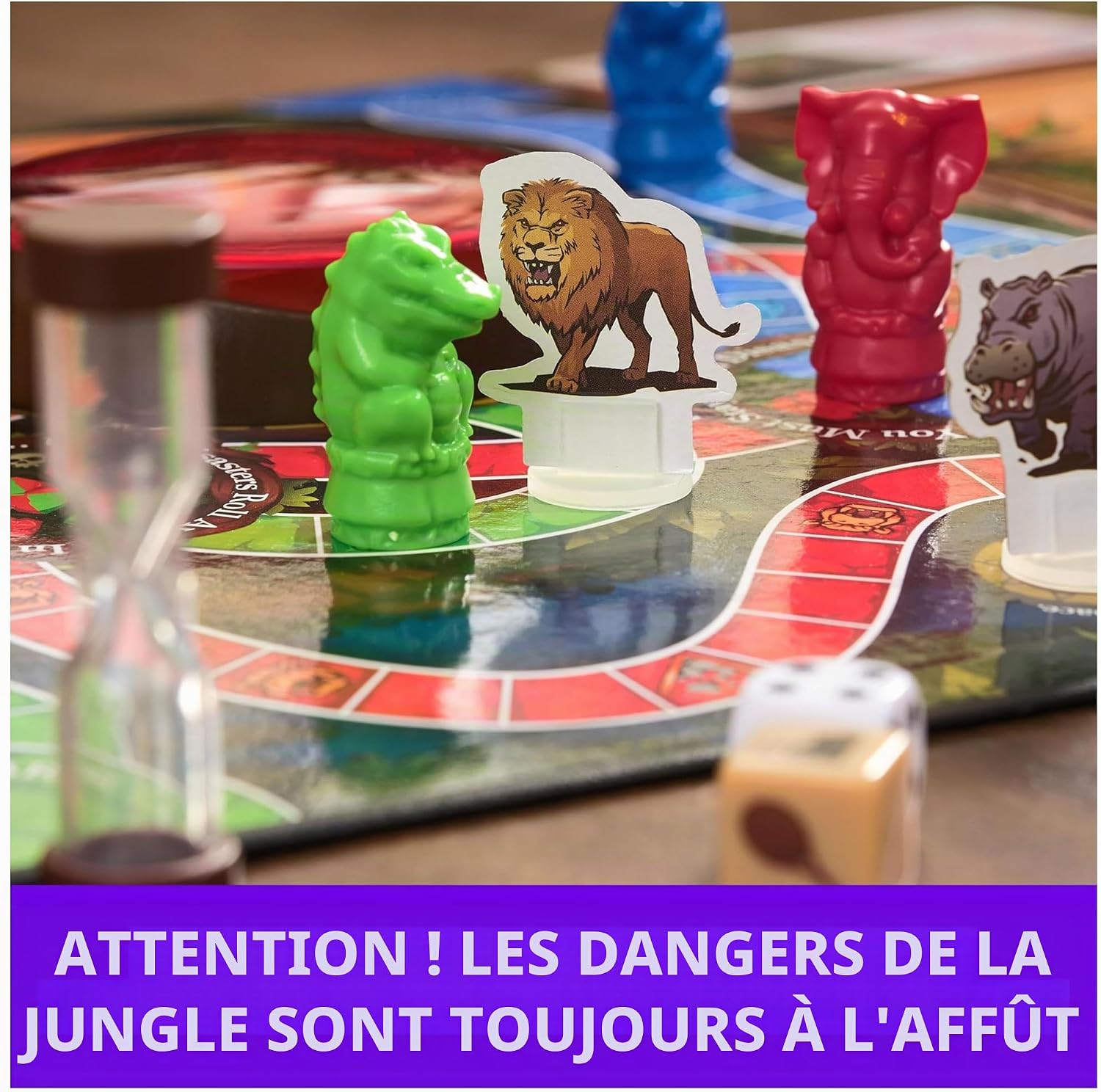 Detalle 2 de Spin Master Games Jumanji-tafelspel voor 2 tot 4 spelers vanaf 8 jaar