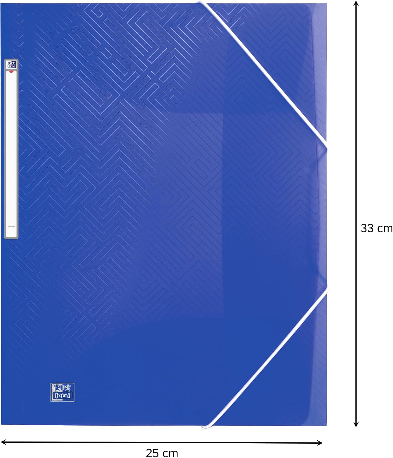Thumbnail 4 de Oxford A4+ Plastic Wallets: 3-Flap Folders in Assorted Colours (Pack of 10)