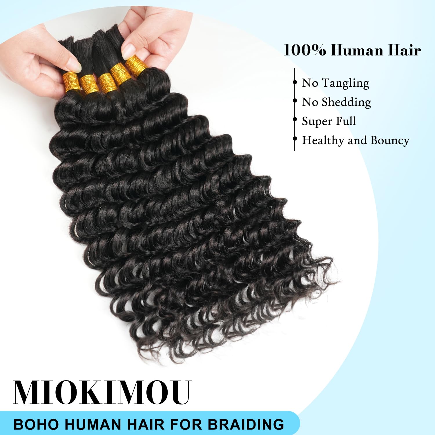 Thumbnail 1 de Miokimou Human Braiding Hair 24 Inch