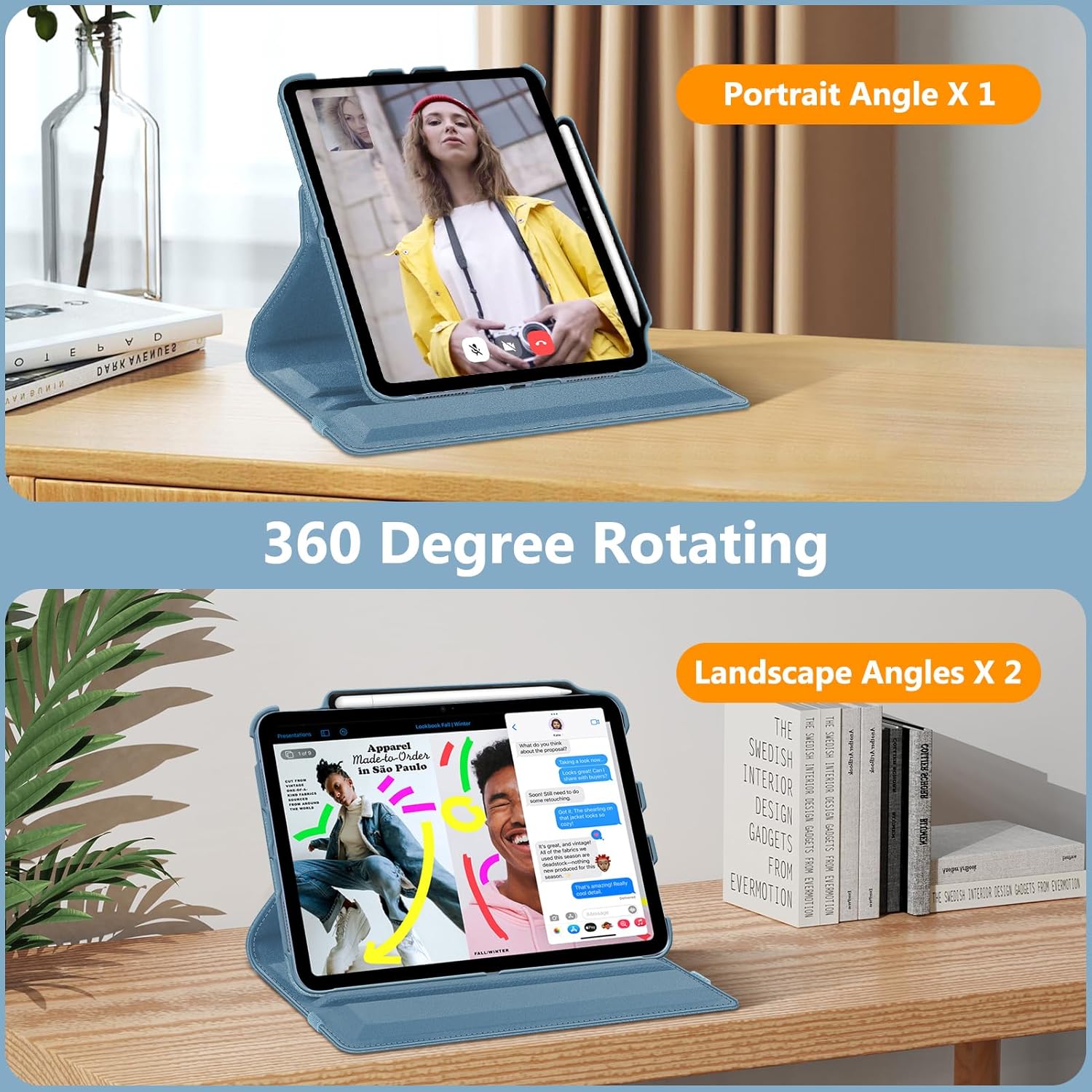 Thumbnail 3 de FINTIE Rotating Case for iPad 11 Inch 360° stand