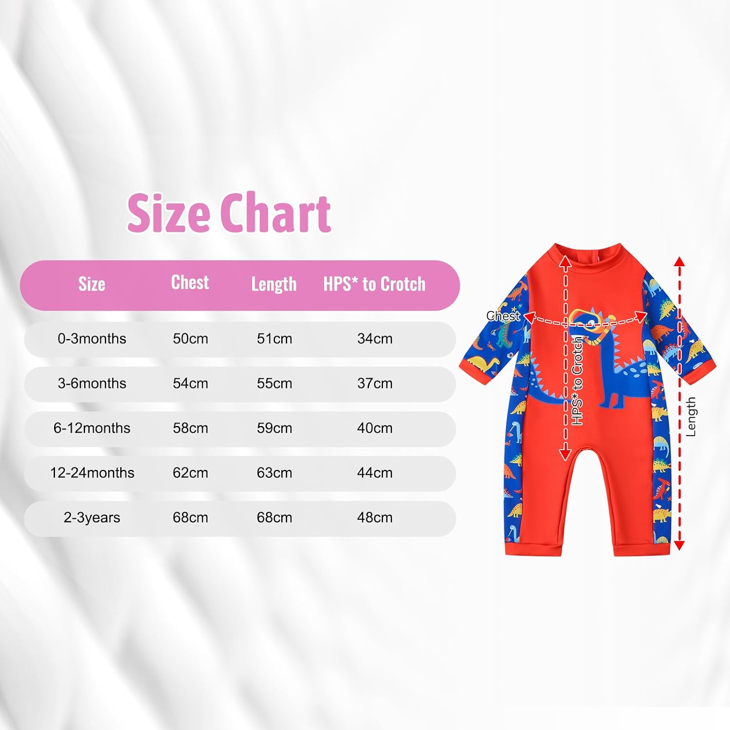 Thumbnail 4 de Ewbob baby swimming warm suit long sleeve rash guard (zip) for girls & boys