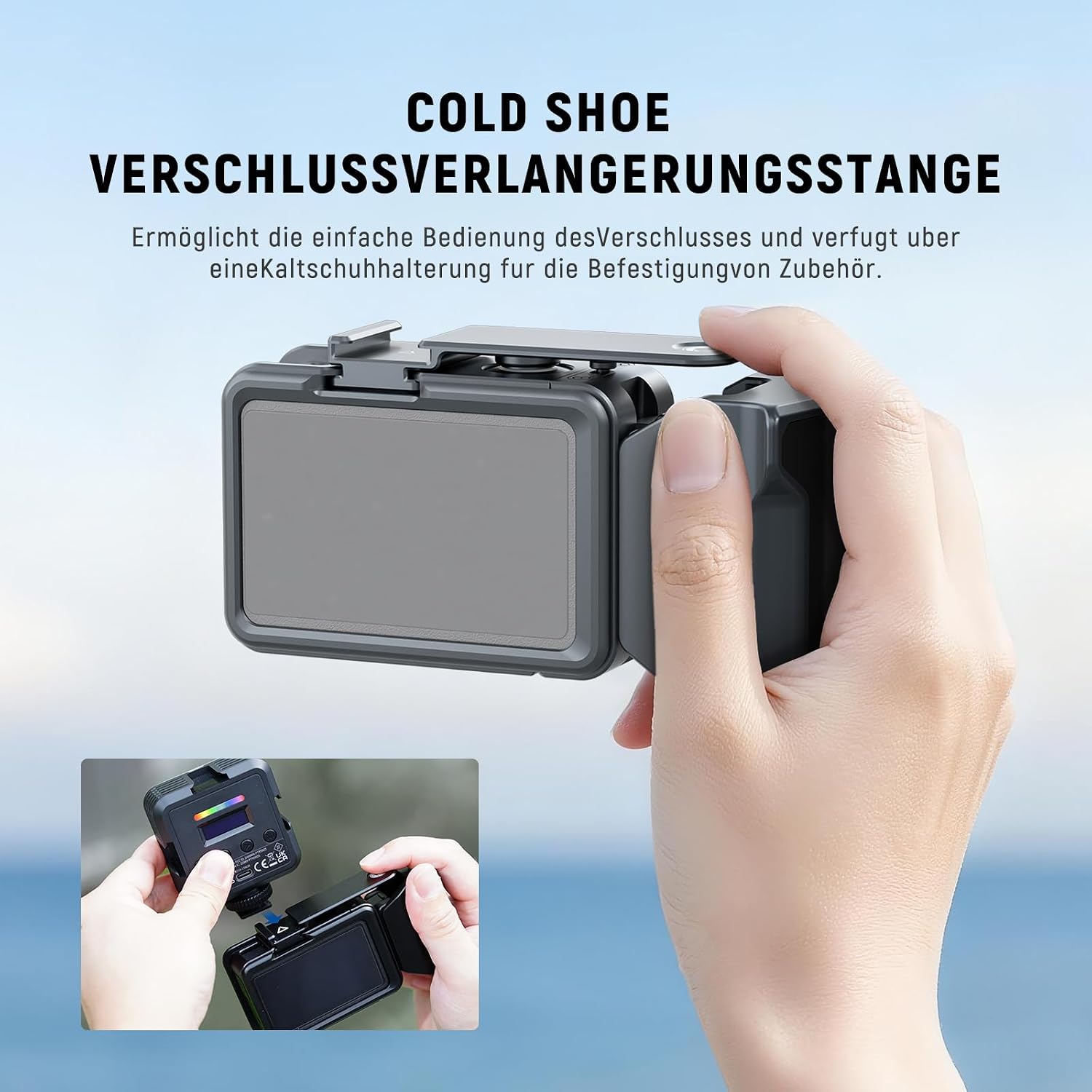Thumbnail 5 de NEEWER AC034 Side Handle für Action-Cage 1/4