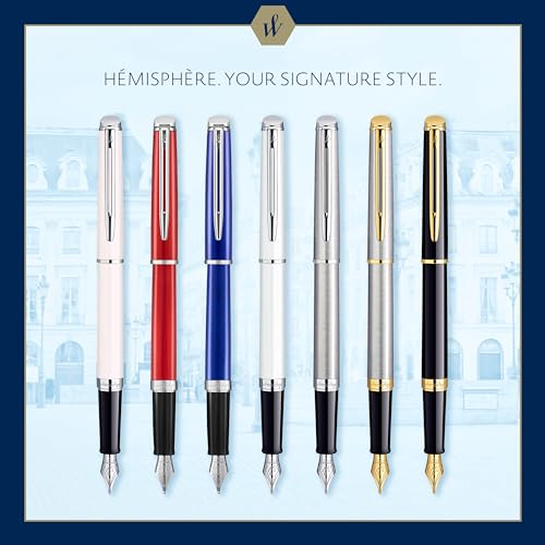 Thumbnail 7 de Waterman Hemisphere Pluma Fuente Negro Mate Oro ✒