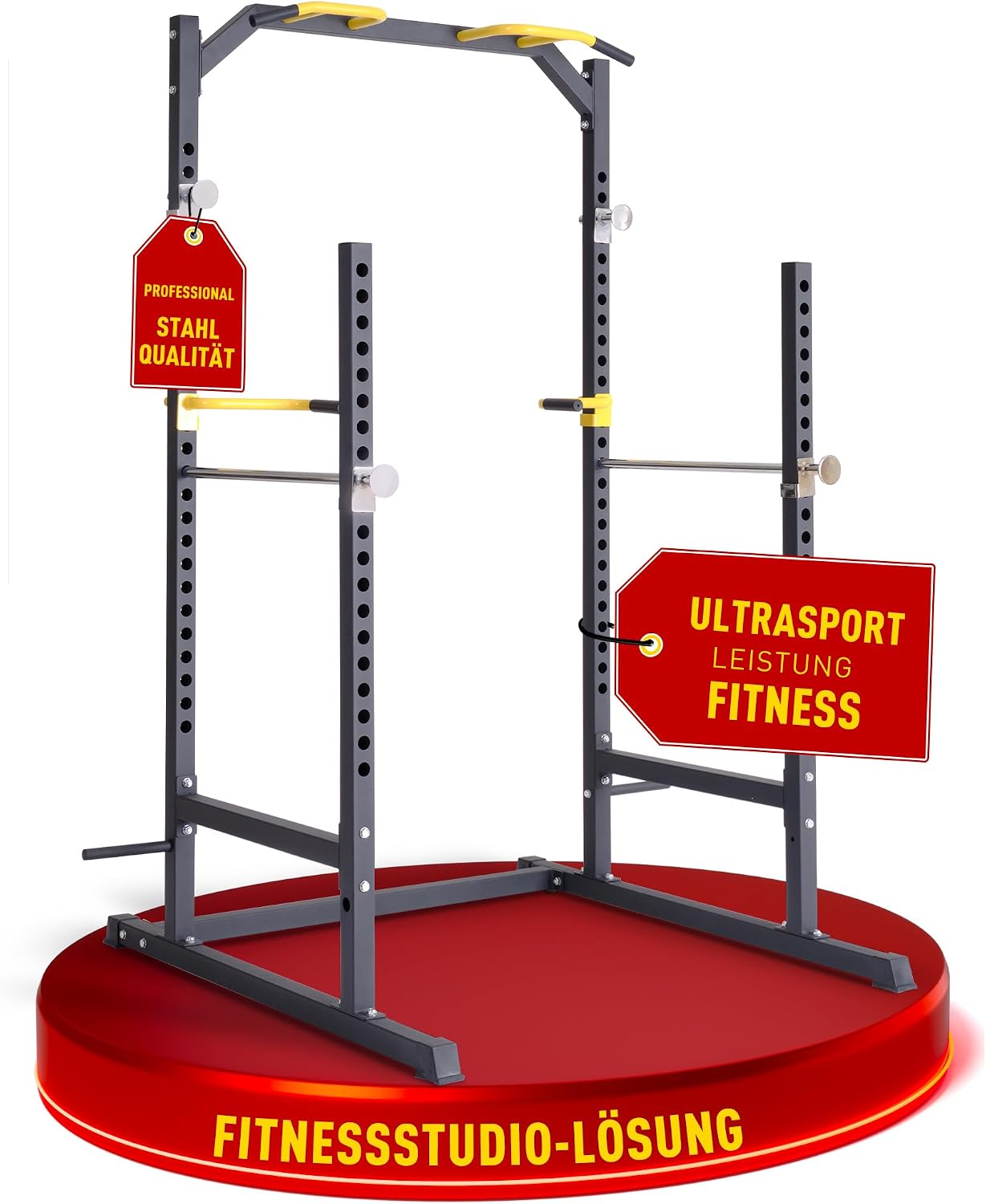 Detalle 2 de Ultrasport Power Rack 136x120x210 cm 🏋