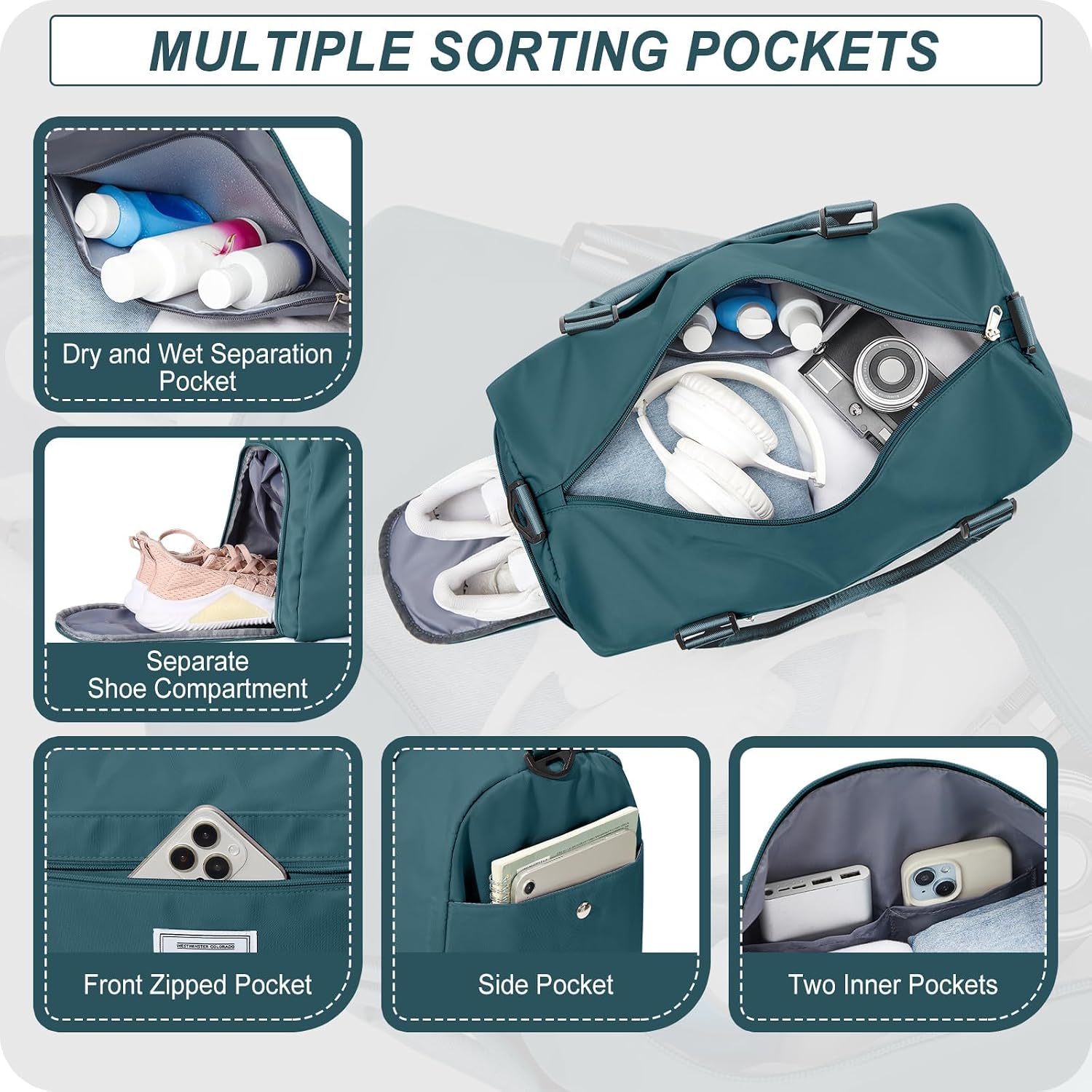Detalle de HYC00 Gym Duffle Bag 32L