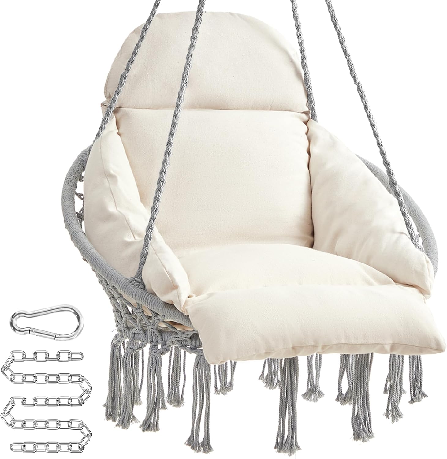 Thumbnail 6 de SONGMICS Hanging Chair, 264 lb Capacity
