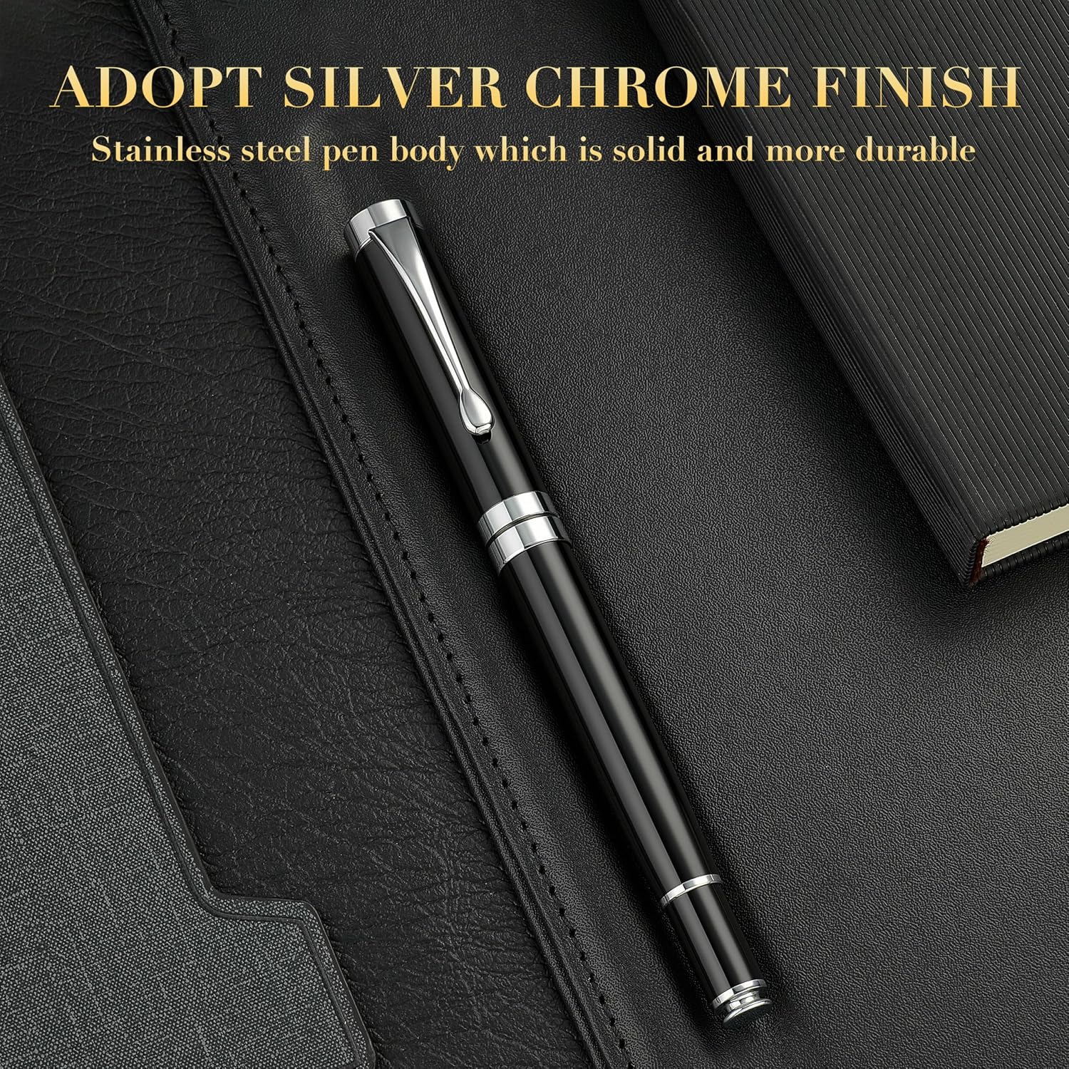 Detalle de BEILUNER Rollerball Pen, Stainless Steel