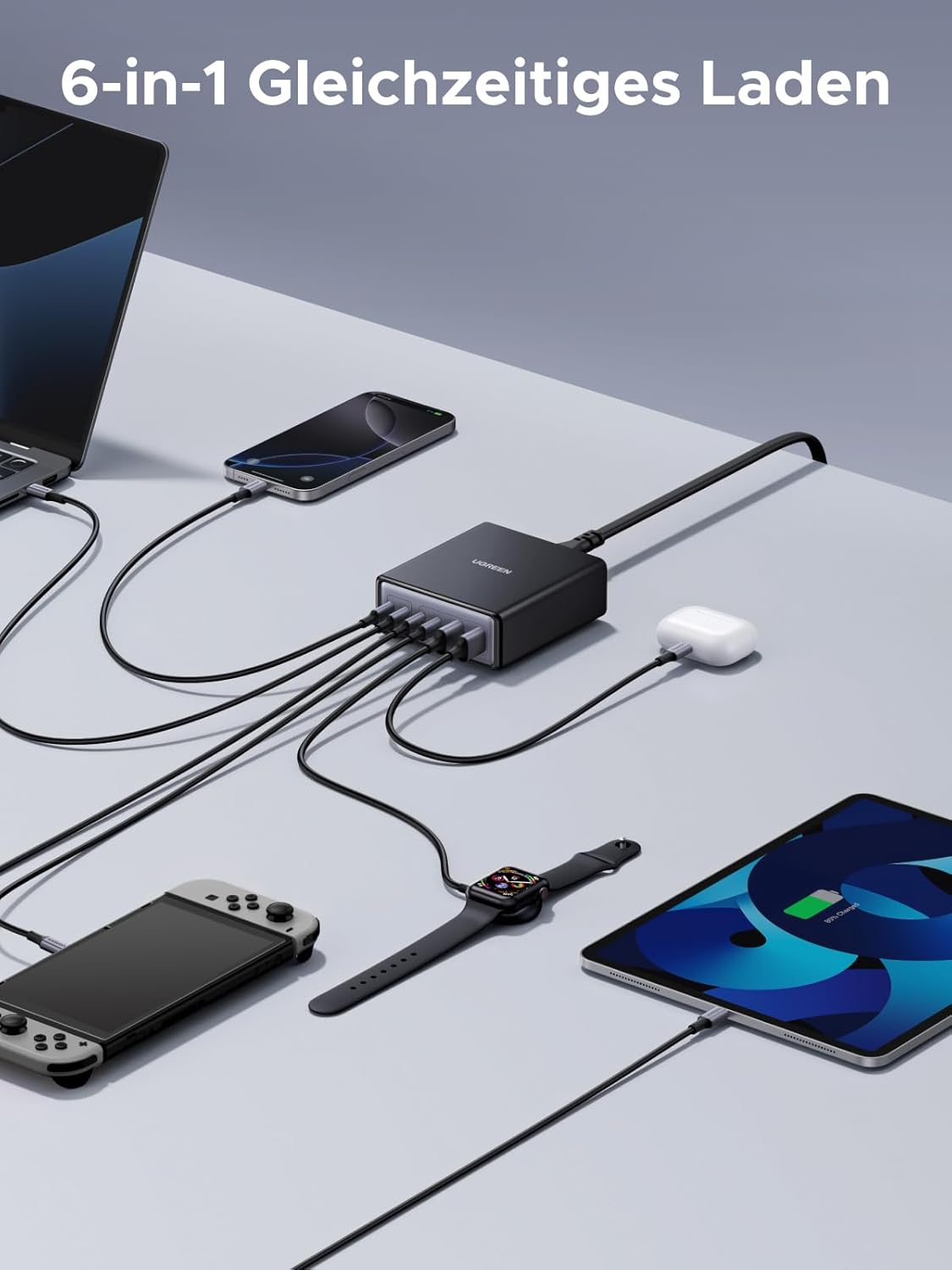 Thumbnail 3 de UGREEN 100W USB C Ladegerät 6‑Port