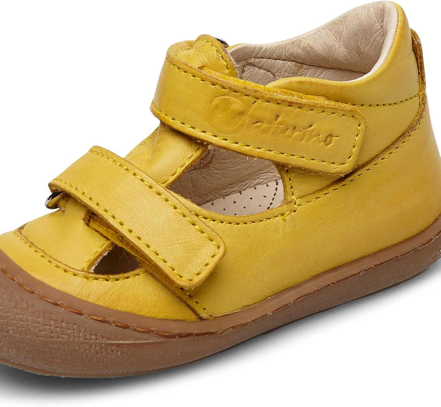 Detalle de Naturino Sandali semi chiusi in pelle – chiusura Velcro, suola in gomma