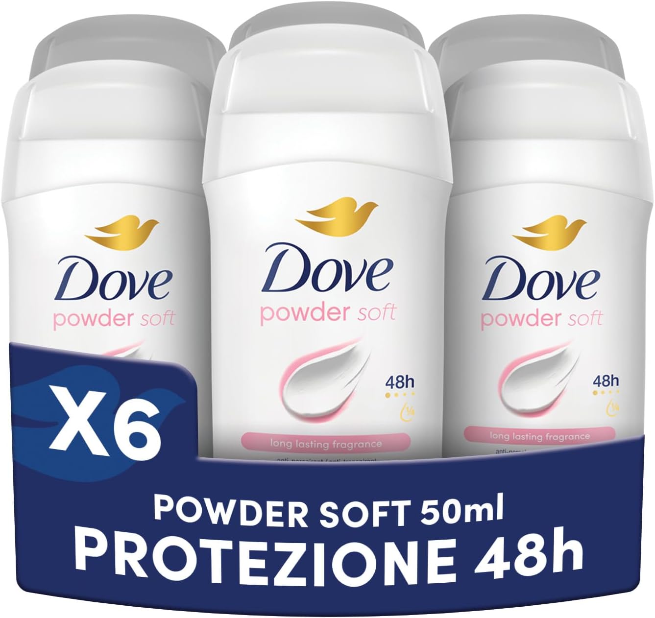 Thumbnail 6 de Dove Classic Care Deodorante stick 48 ore, 6×50 ml