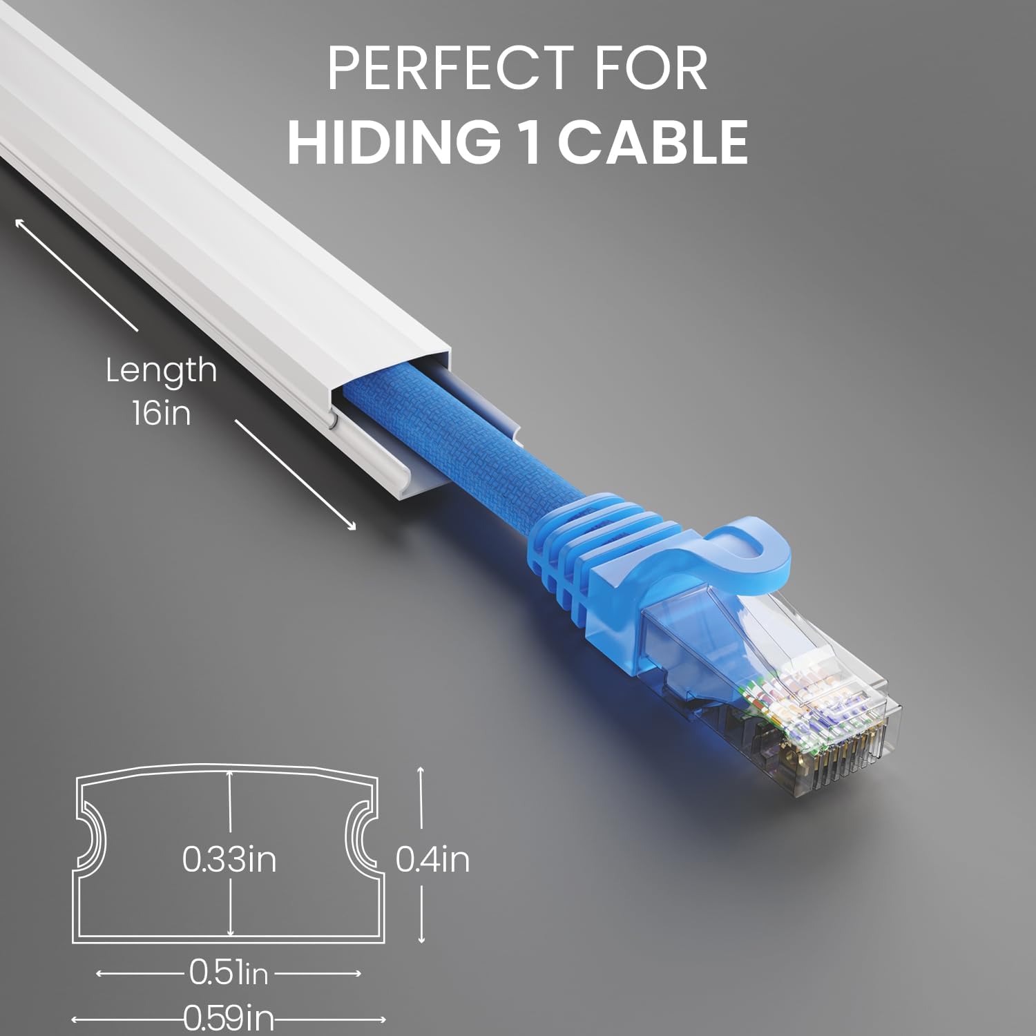 Detalle 2 de EVEO CC300 Cable Hider 300"