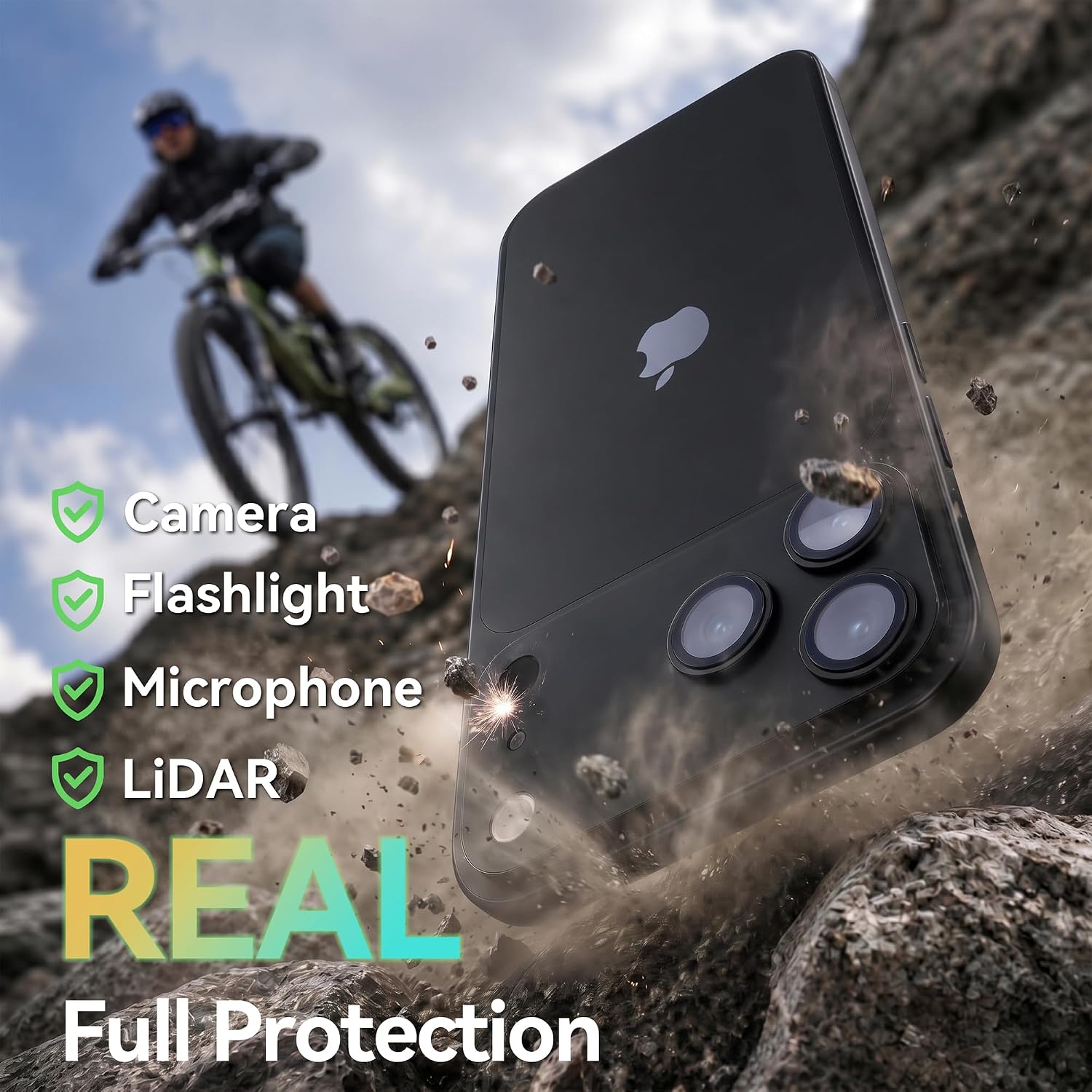 Detalle 2 de Bouvardia Camera Lens Protector for iPhone 18 Pro Max