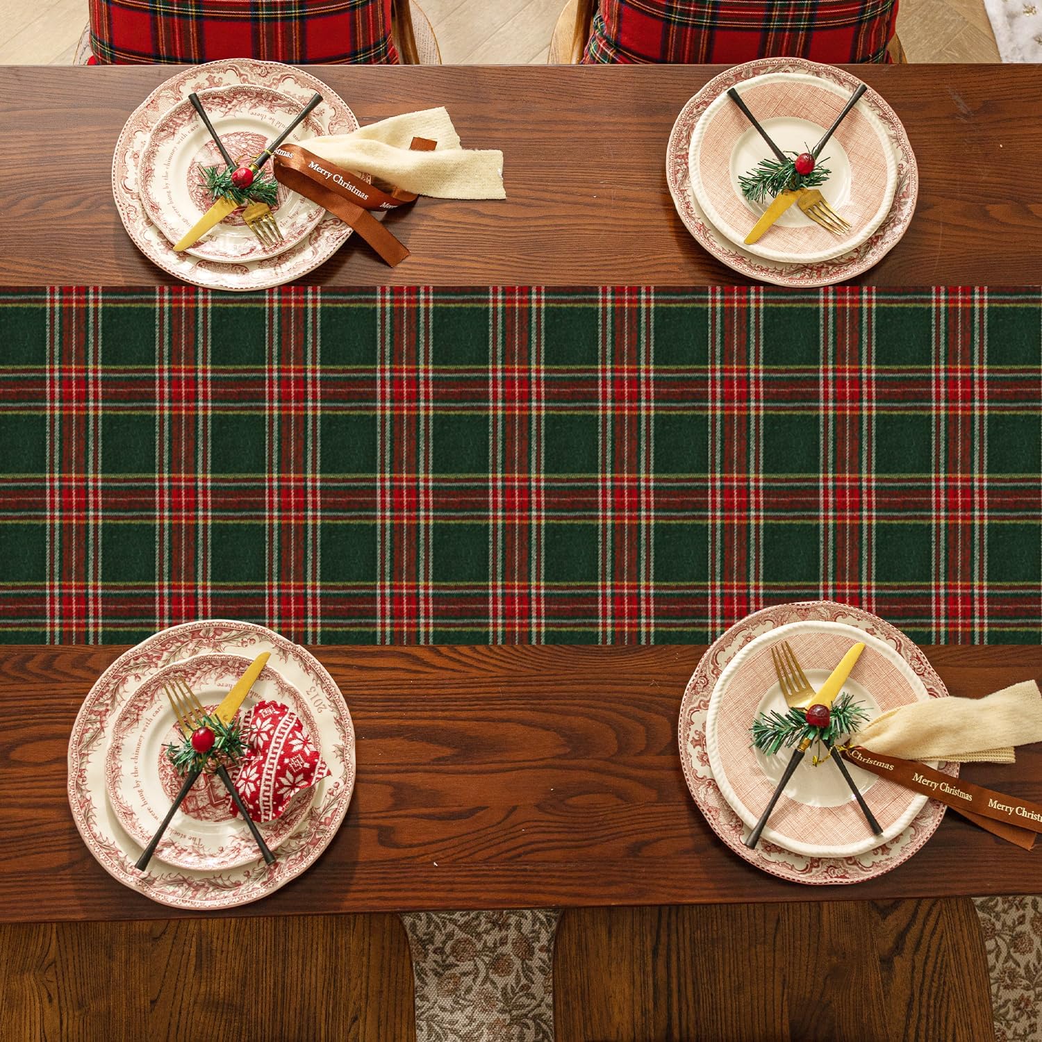 Thumbnail 2 de Softalker Christmas Table Runner, 13 x 108 Inch