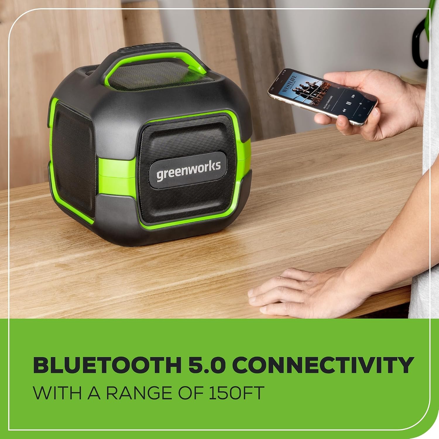Detalle de Greenworks 24V Bluetooth Speaker