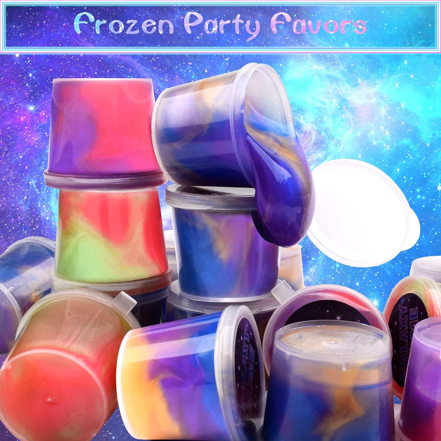 Thumbnail 3 de 20 Packs Galaxy Slime 20-pack for Kids