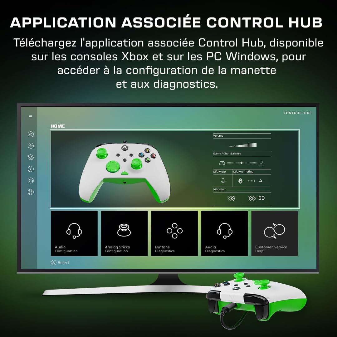 Detalle 2 de Turtle Beach Rematch Core manette filaire 3 m