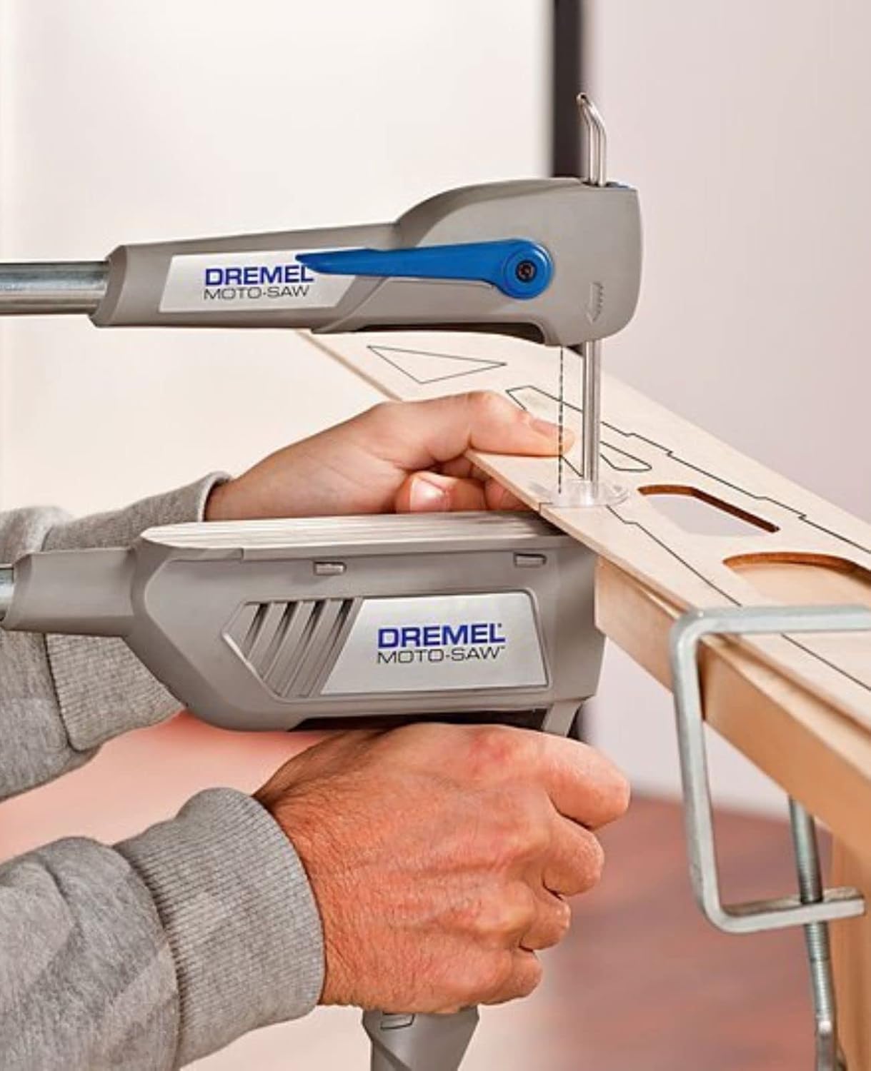 Thumbnail 4 de Dremel MS20 Moto-Saw : scie à chantourner compacte 2 en 1 avec table intégrée et rails de guidage