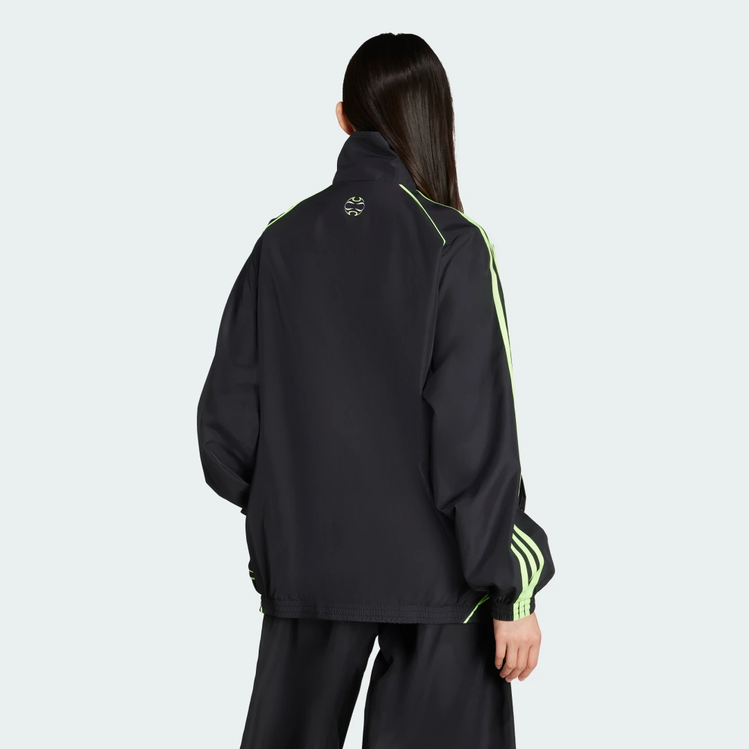 Thumbnail 1 de Chaqueta deportiva holgada Teamgeist Adicolor de Adidas (negra)
