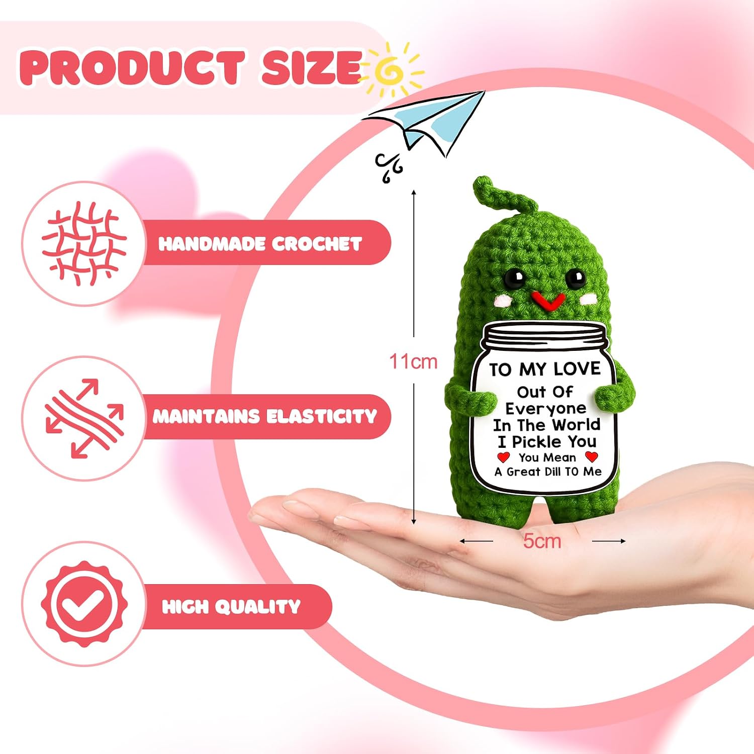 Thumbnail 1 de Wompolle Crochet Pickle Gift