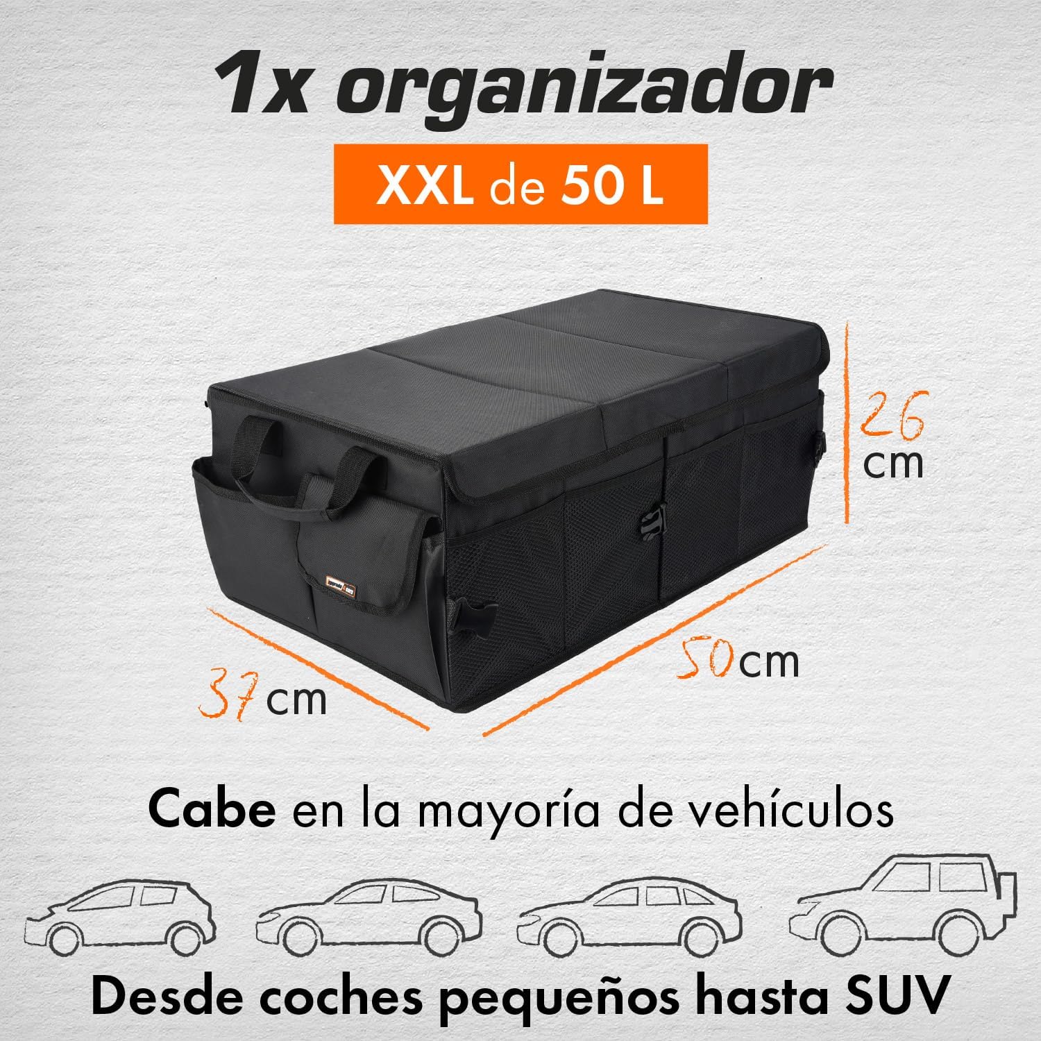 Thumbnail 3 de Upgrade4cars Bolsa para Maletero Grande