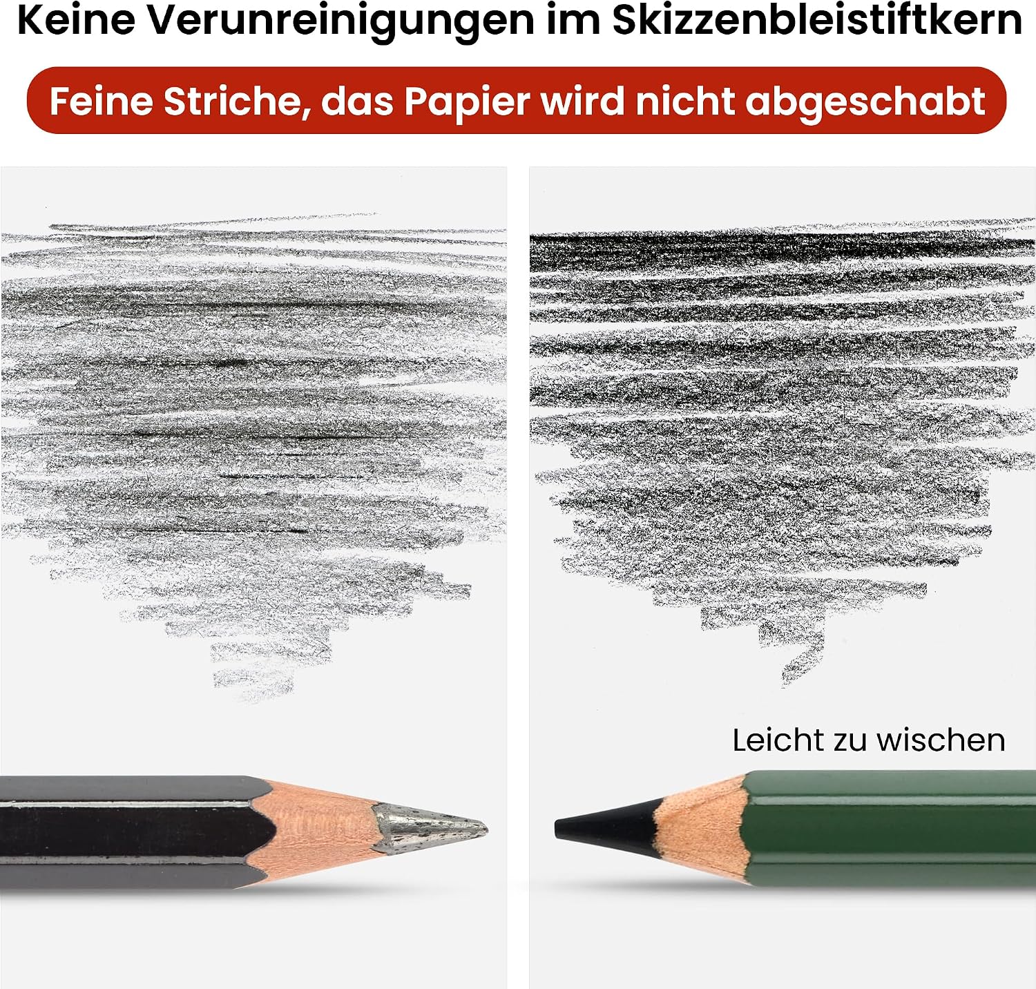 Detalle 2 de Zeichnungsset für Skizzen, 25 Bleistifte