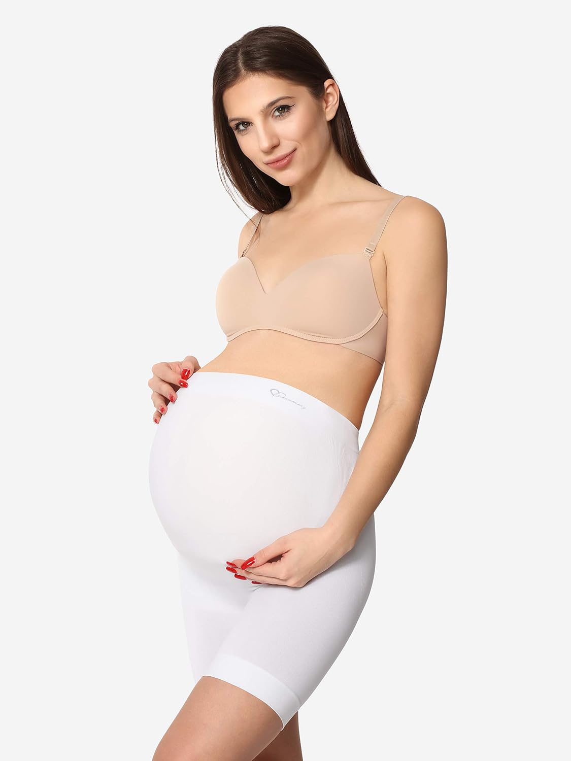 Thumbnail 5 de Be Mammy Shorts de Maternité – Taille haute sans coutures latérales, microfibre douce avec aloe et jojoba