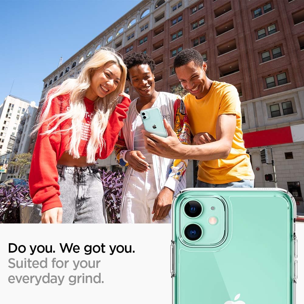 Detalle de Spigen Ultra Hybrid coque iPhone 11 transparente anti-jaunissement