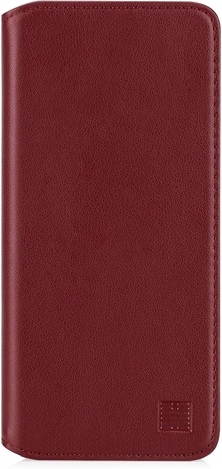 Thumbnail 6 de 32nd Classic Series 2.0 Real Leather Book Wallet Flip Case for Motorola Moto G85 – Burgundy