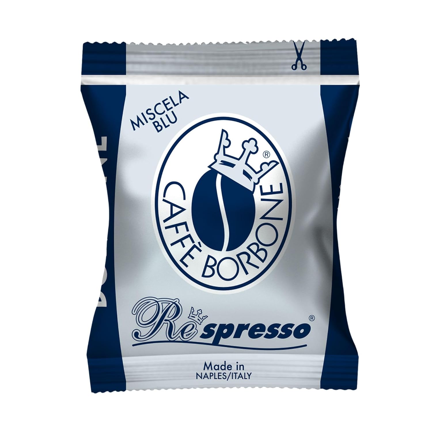 Detalle de Caffè Borbone Respresso Blaue Kaffeemischung – 50 Kapseln, kompatibel mit Nespresso