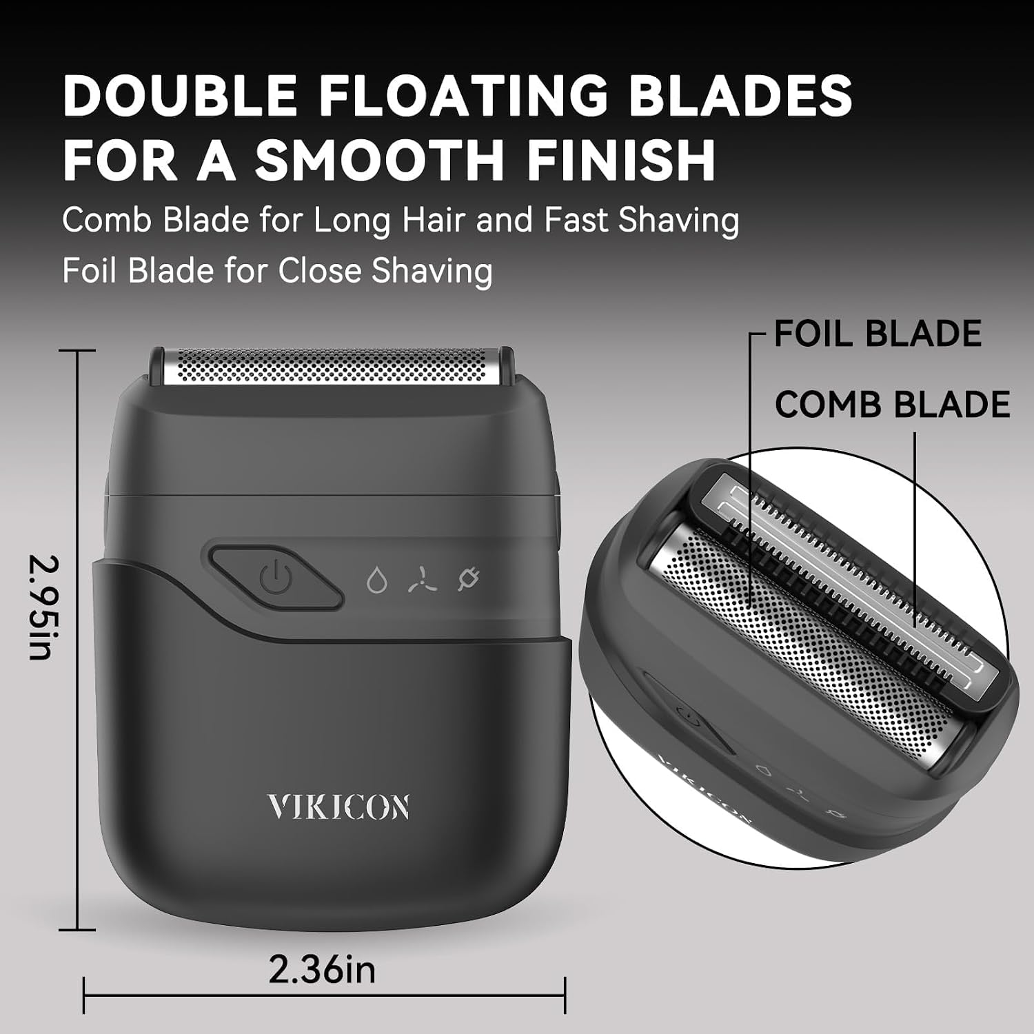 Thumbnail 2 de VIKICON On-The-Go Electric Shaver
