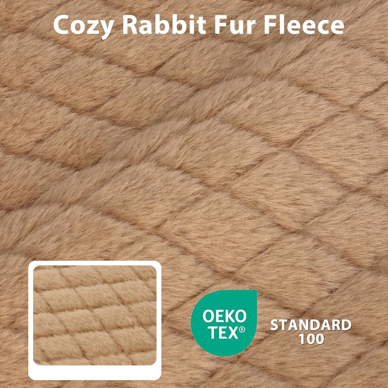 Thumbnail 4 de JOEJOY Orthopedic Dog Bed (Medium) – Washable, Egg-Crate Memory Foam 74×46×7.5cm