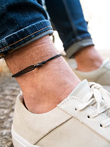 Thumbnail 2 de Made by Nami Mens Surfer Anklet with Snap Hook Clasp