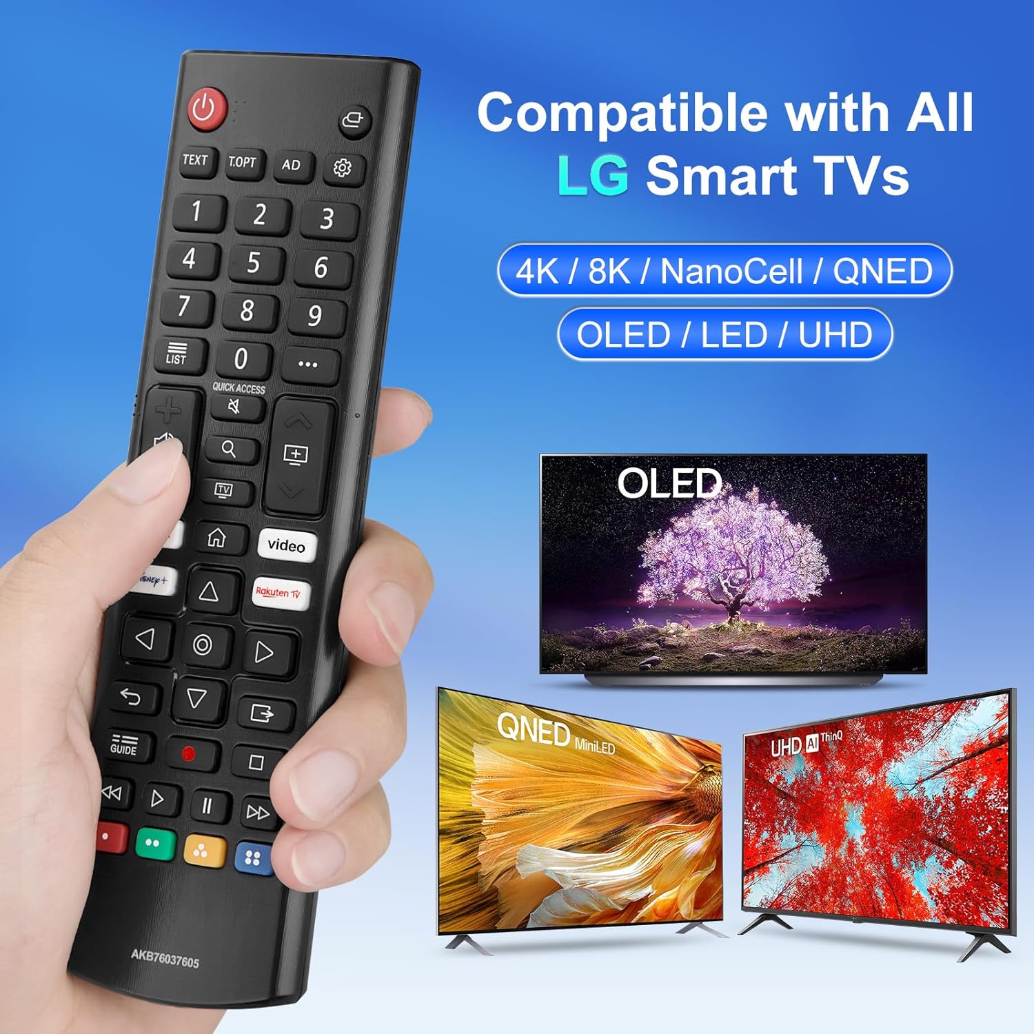 Thumbnail 2 de OMAIC 2er Pack Universalfernbedienung LG TV