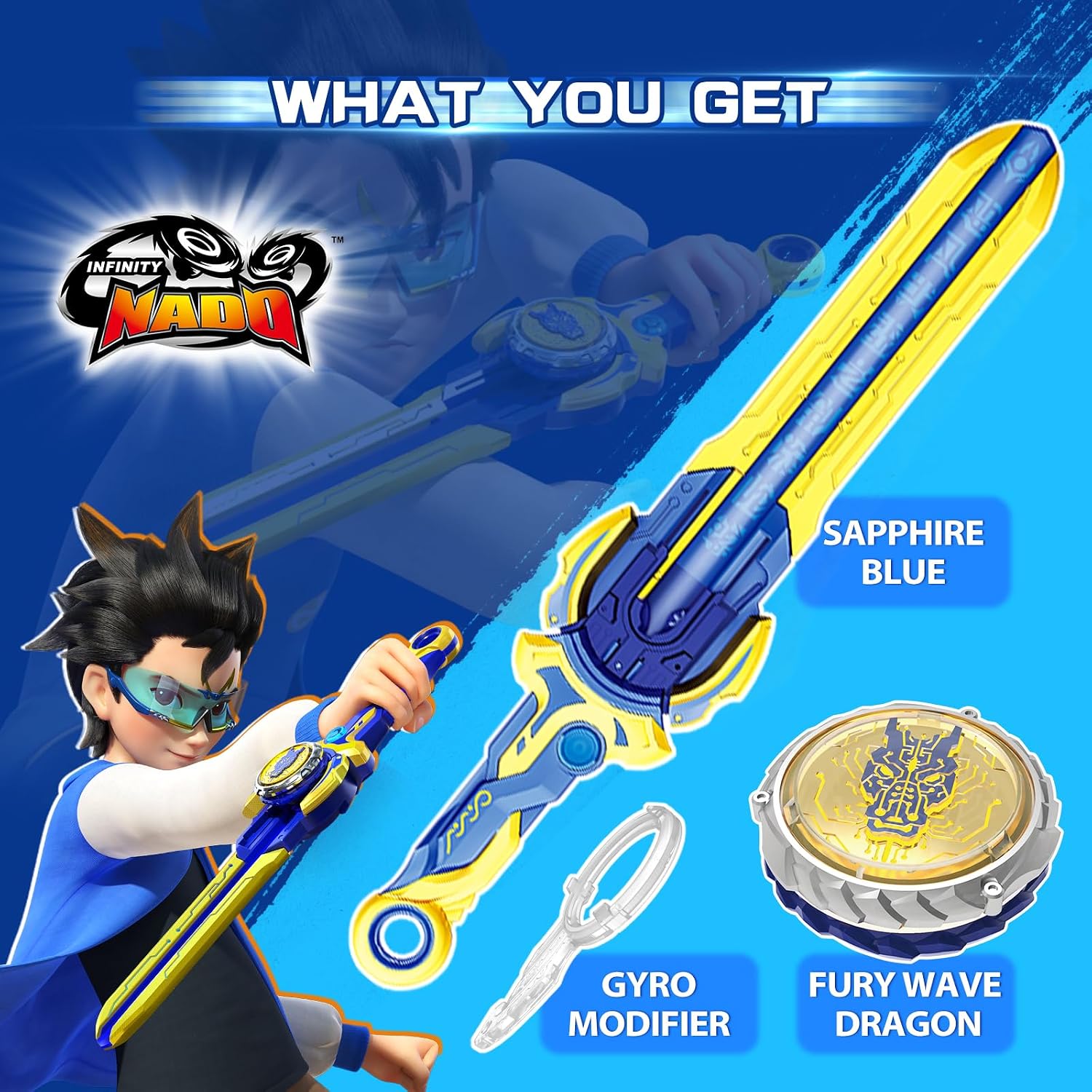 Thumbnail 1 de INFINITY NADO Sword Launcher Top, Metal