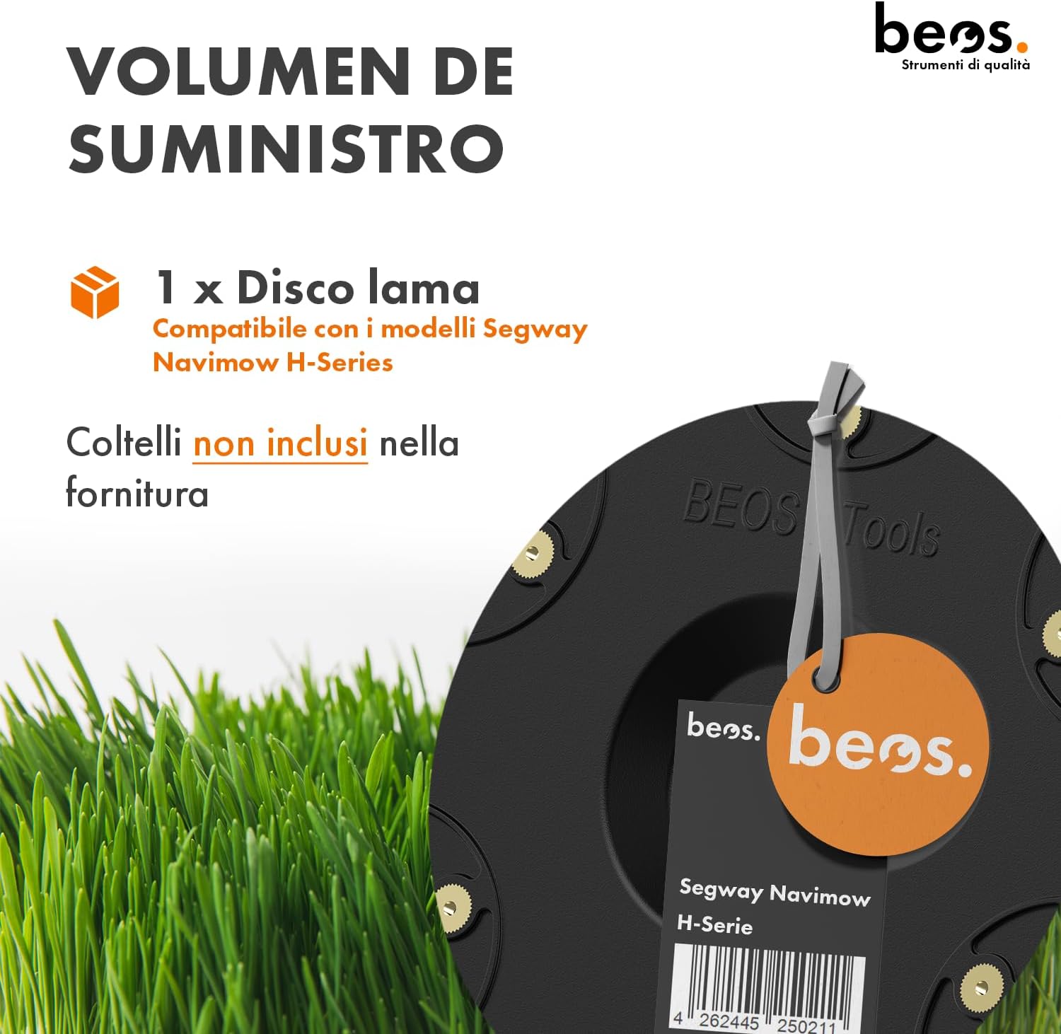 Thumbnail 1 de BEOS Tuning per rasaerba Robot Premium – Disco lama 6 lame per Navimow Serie H (H500/H800/H1500/H3000)