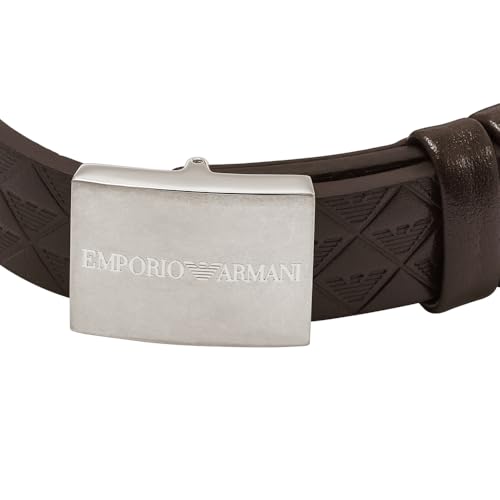 Detalle de Emporio Armani Pulsera de hombre acero cierre deslizante