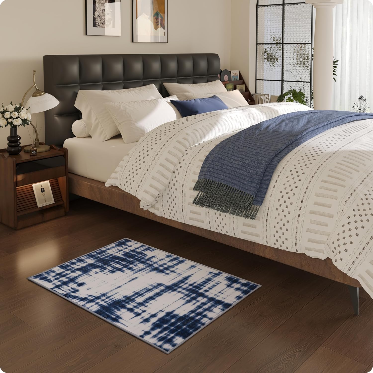 Thumbnail 6 de 5 x 7 ft Modern Abstract Rug 5x7