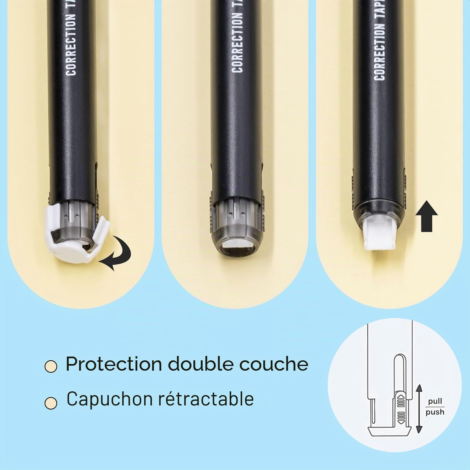 Thumbnail 5 de STATIONERY ISLAND Correcteur Blanc 6 m