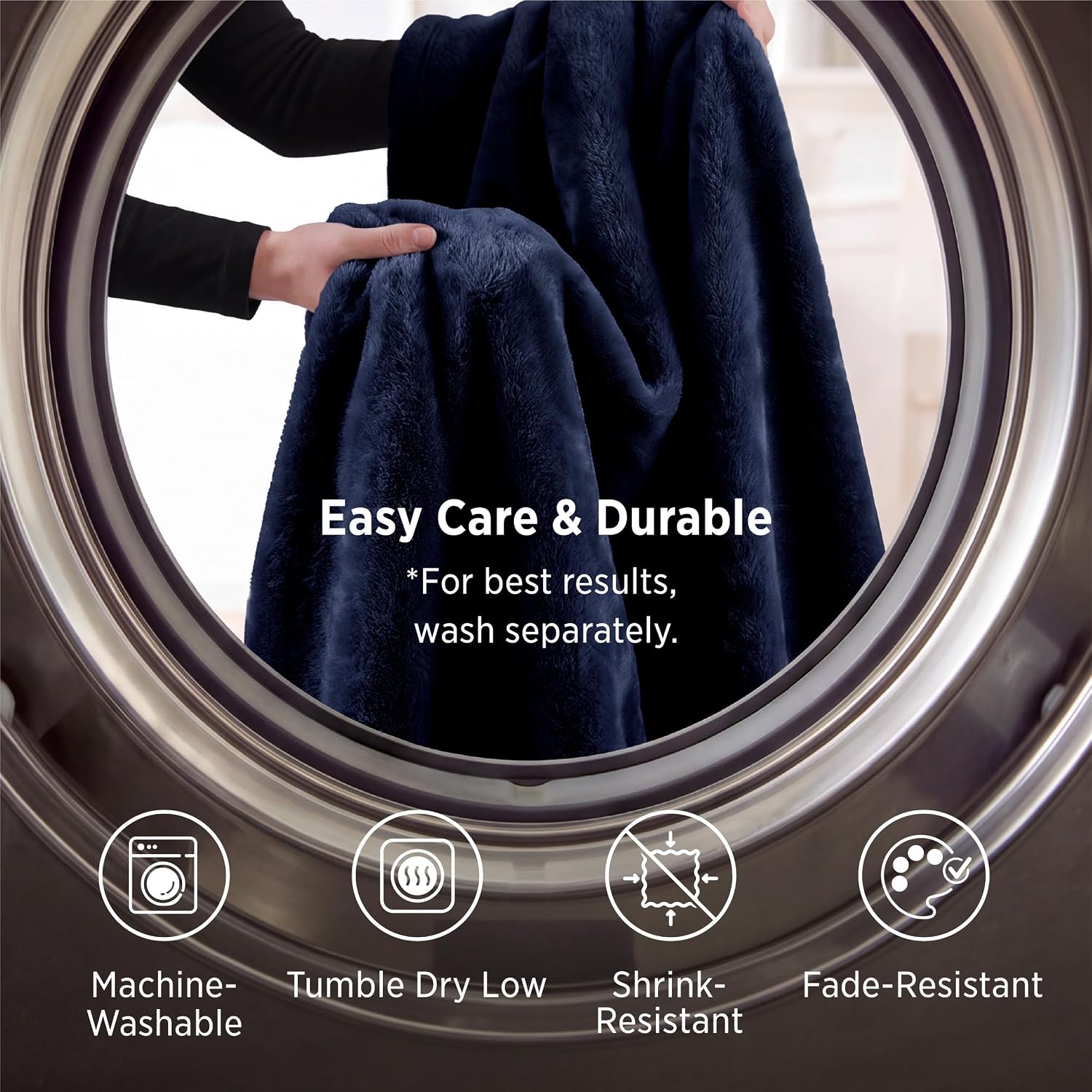 Detalle 2 de Bedsure Fleece Throw Blanket 50 x 60 Inches