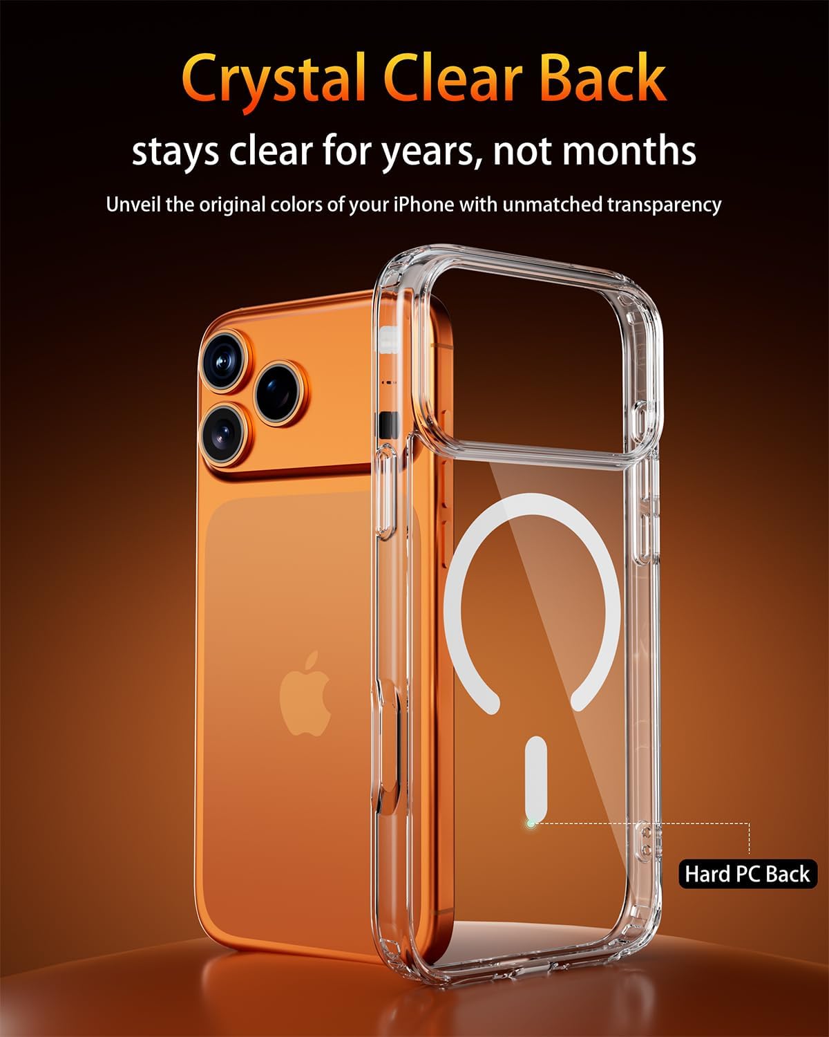 Thumbnail 5 de Saiuxiu iPhone 17 Pro Max MagSafe Clear Case