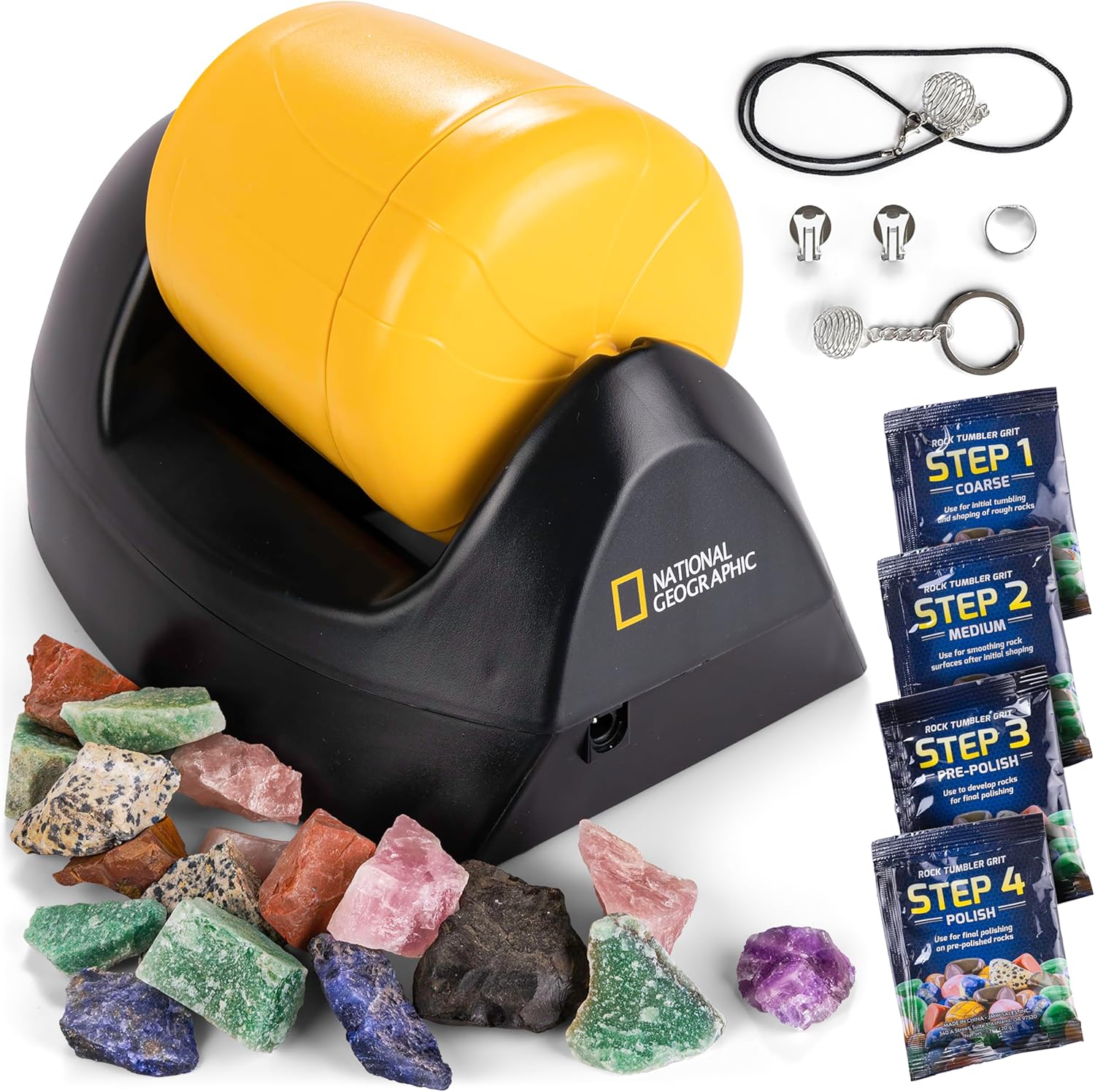 National Geographic Starter Rock Tumbler Kit for Kids 🔬